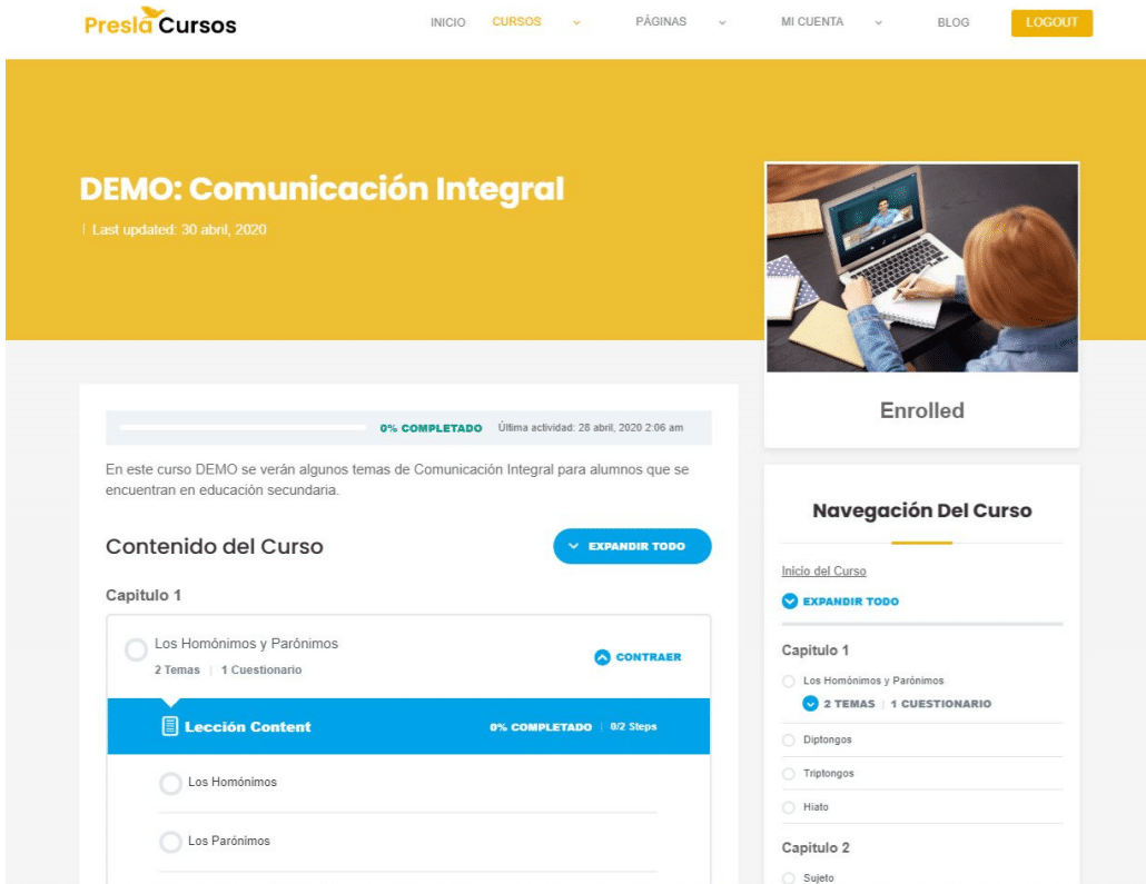 Te creamos y desarrollamos una plataforma especializada en la venta de cursos en línea por ti.